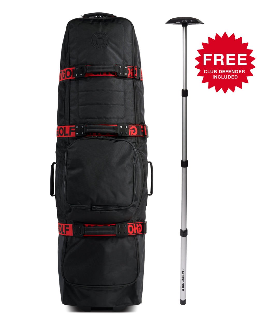 AWOL Bag with Free Club Defender Call out. Red Strap #color_red-strap