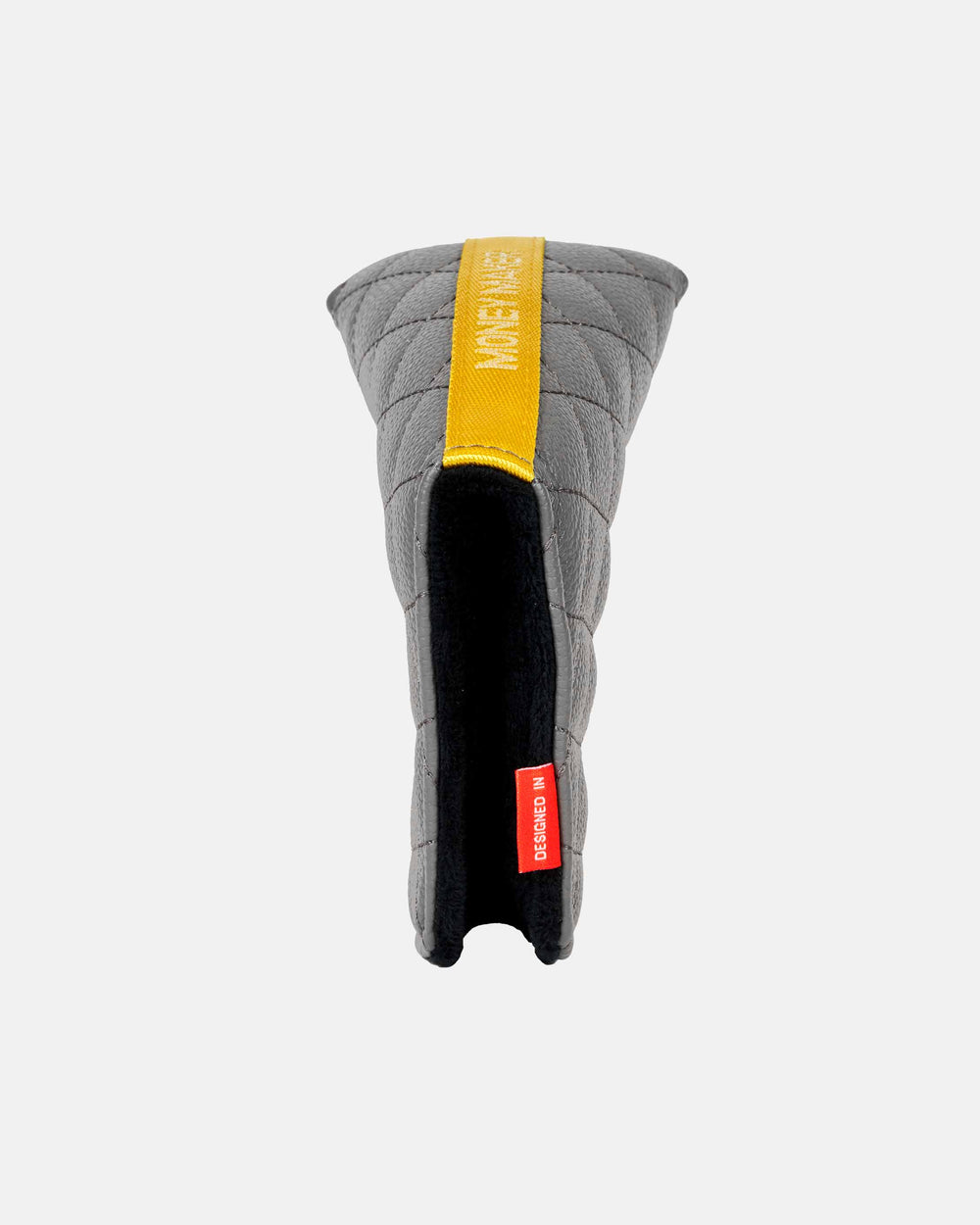 Ghost Golf Leather Head Cover - Putter - Grey with Red Stripe MONEY MAKER