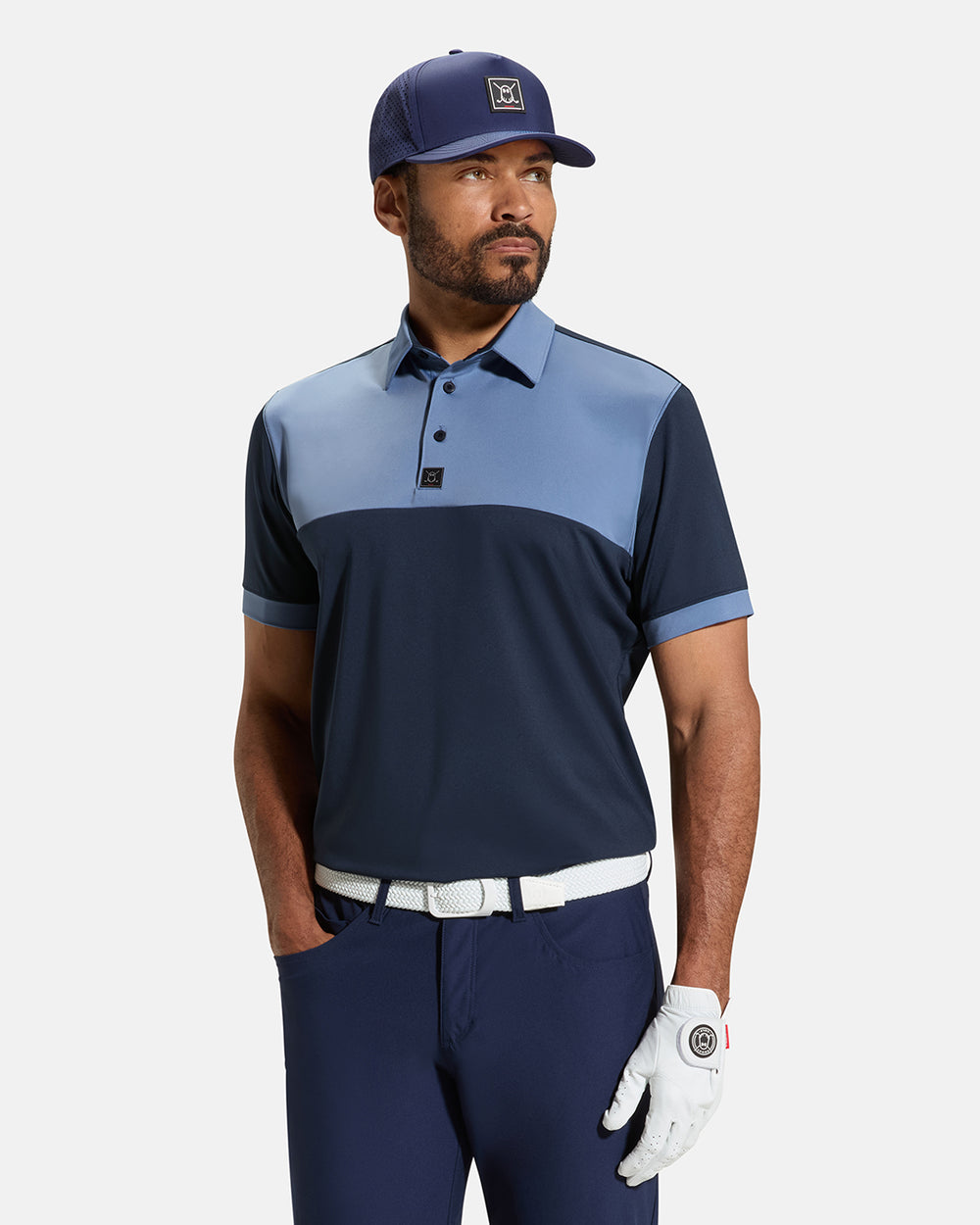 Block-Polo-Navy-Front