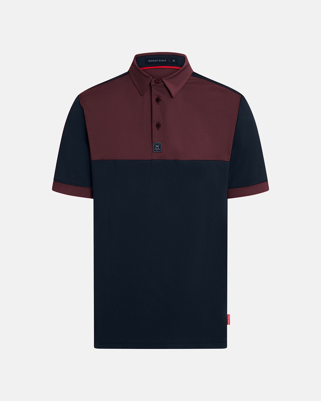 Block Polo_Product Front_Burgundy #color_burgundy