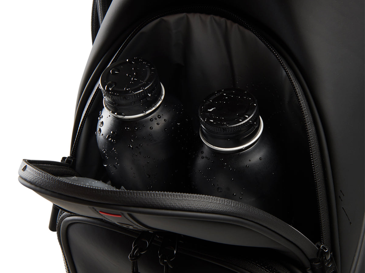 GT-14 Cart Bag - Showing the Beverage Cooler Pocket