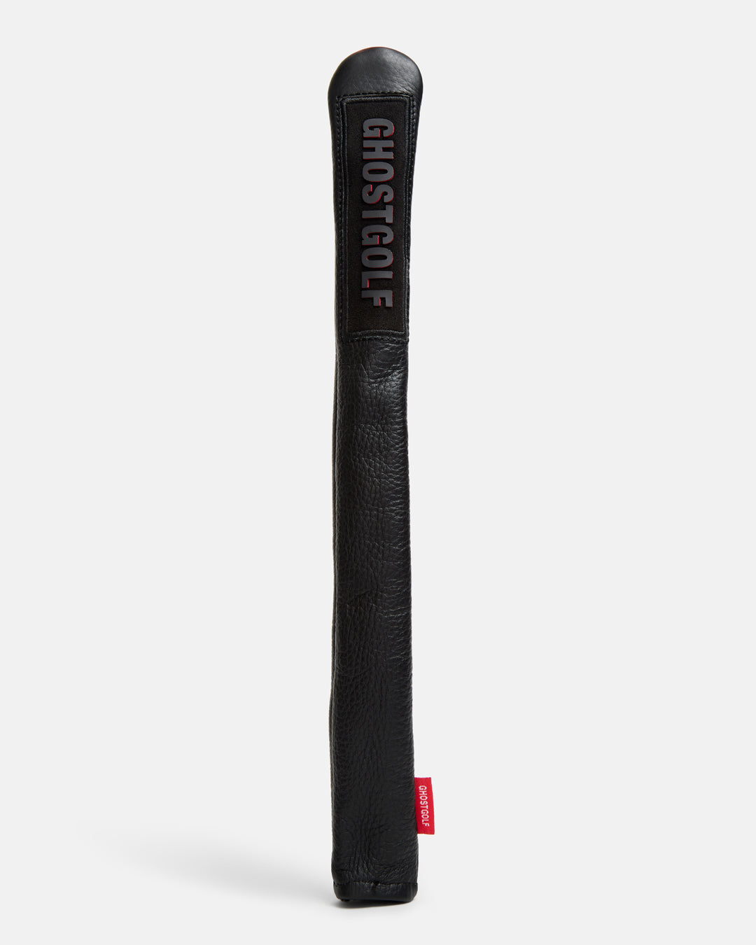 Front Product Shot of Ghostgolf Blackout Alignment Rod with the ghost golf logo going vertical on the top #color_black