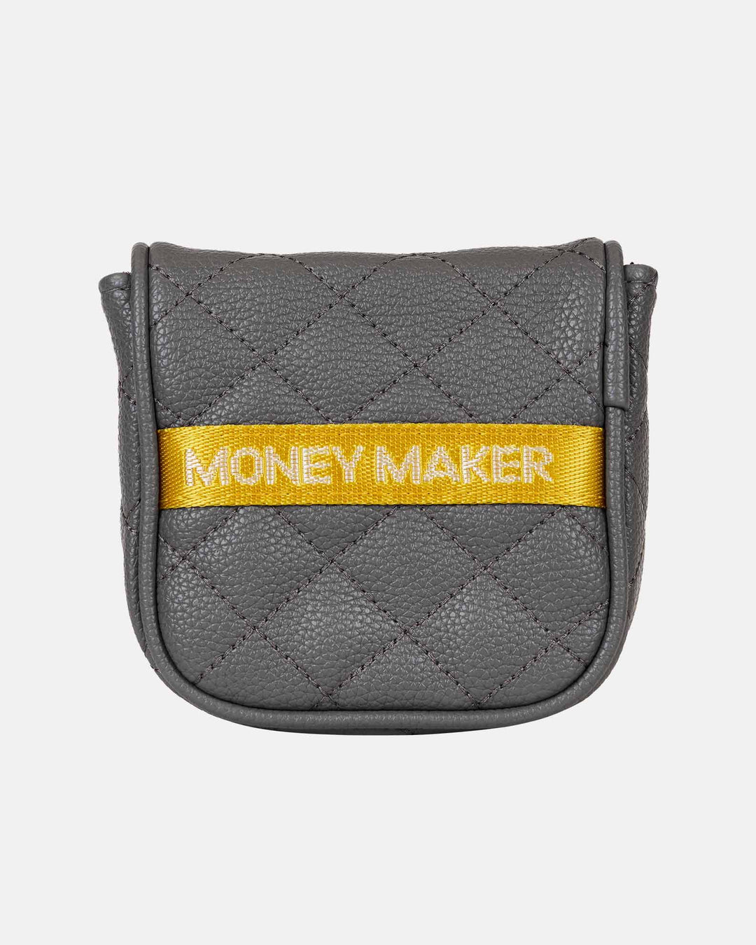 Ghost Golf MAVERICK Grey Mallet Putter Cover Yellow Stripe Money Maker