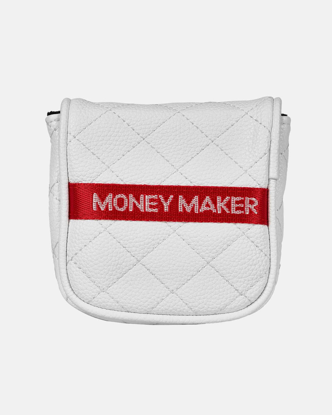 Ghost Golf SAYA White Mallet Putter Cover Red Stripe Money Maker