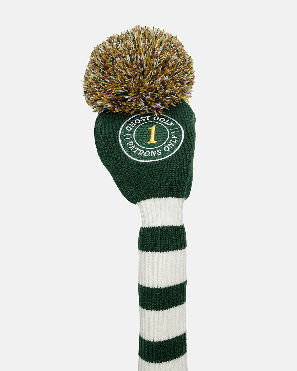 Side View of Patrons Only Driver Knit Head Cover #size_driver