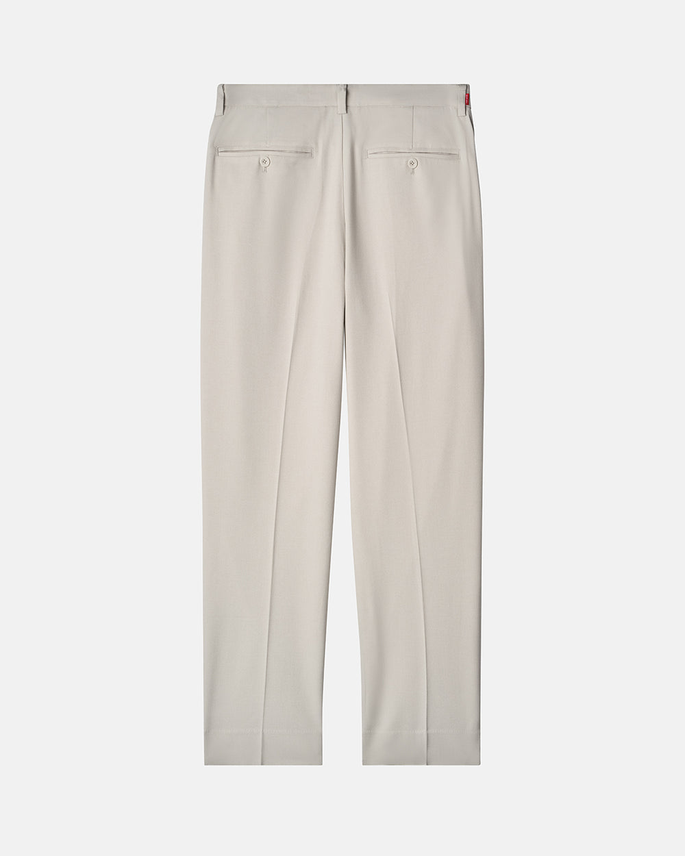 Back product shot of Bone Rebel Pleated Pant #color_bone