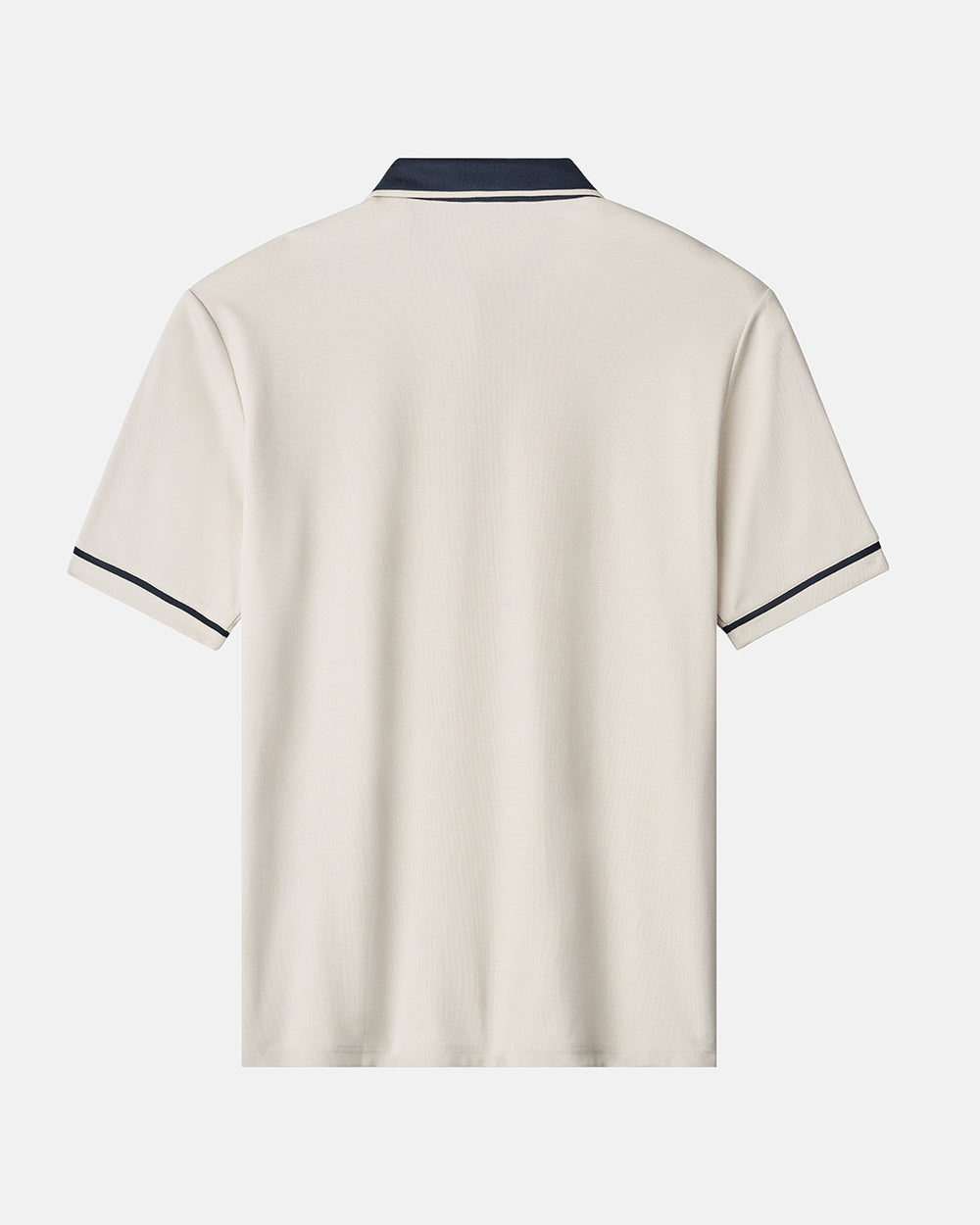 Back Product shot of Bone Rebels Solid Polo #color_bone