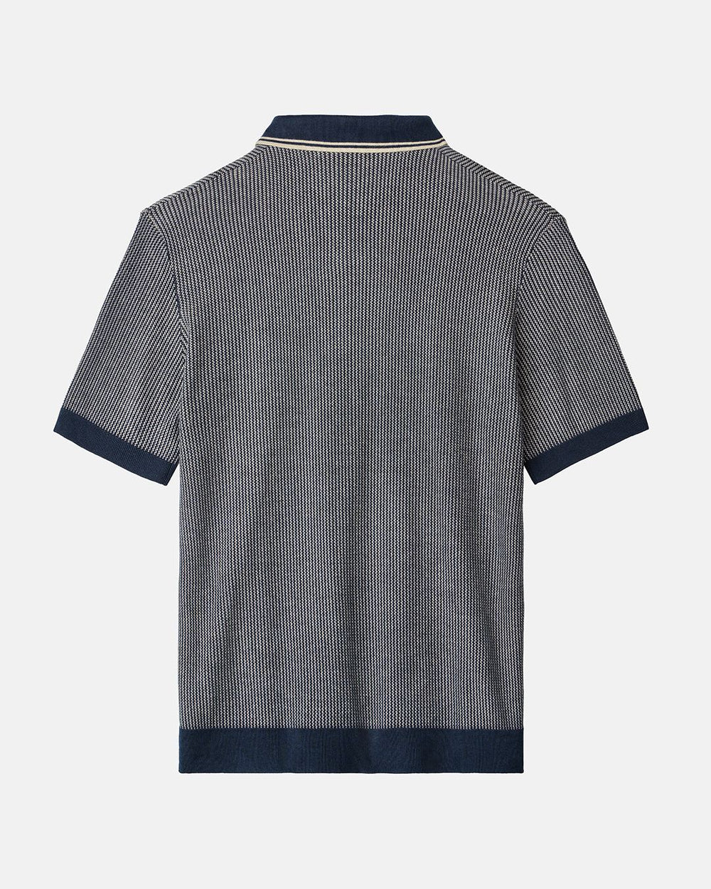 Back product shot of Dark Navy Rebel Sweater Polo #color_dark-navy