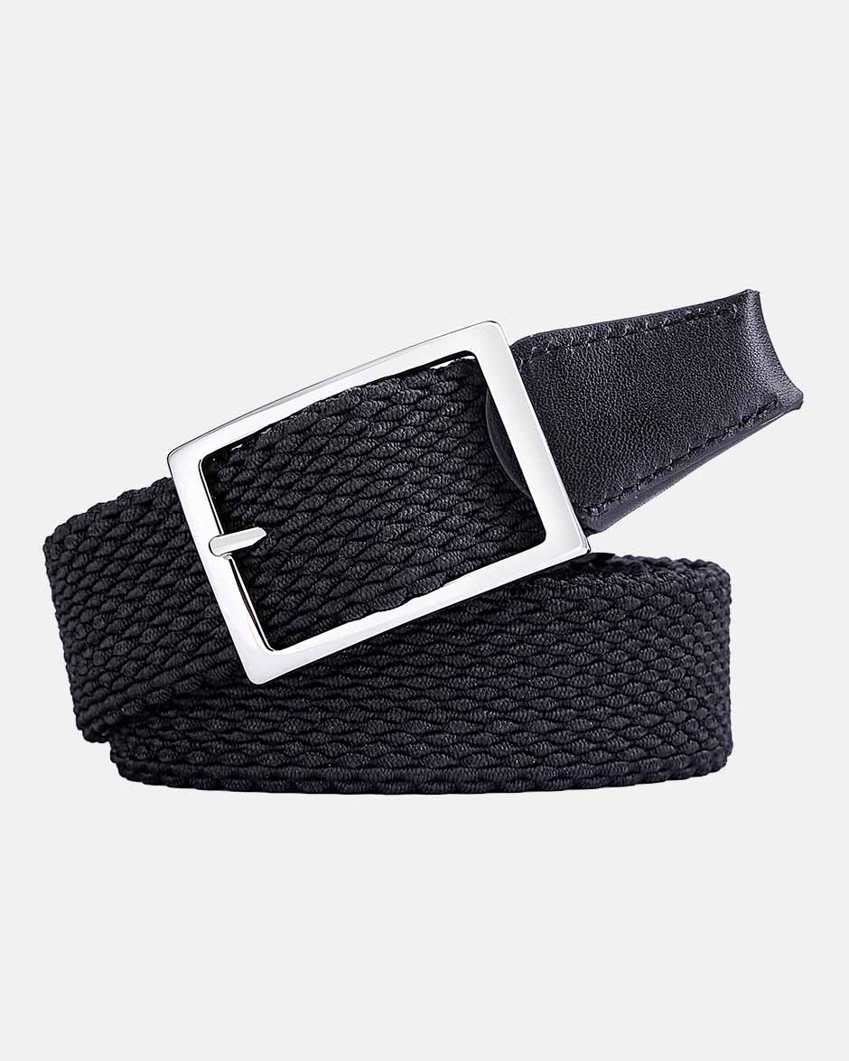 Ghost Golf Black Belt with Steel Buckle