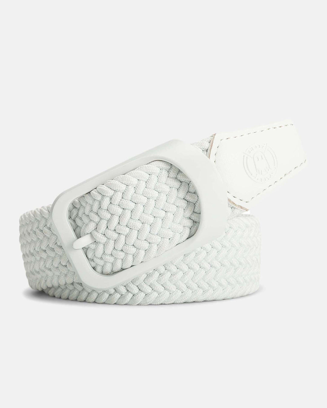 Ghost Golf Off-White Belt with Off-White Buckle and Off-White Leather Tail 