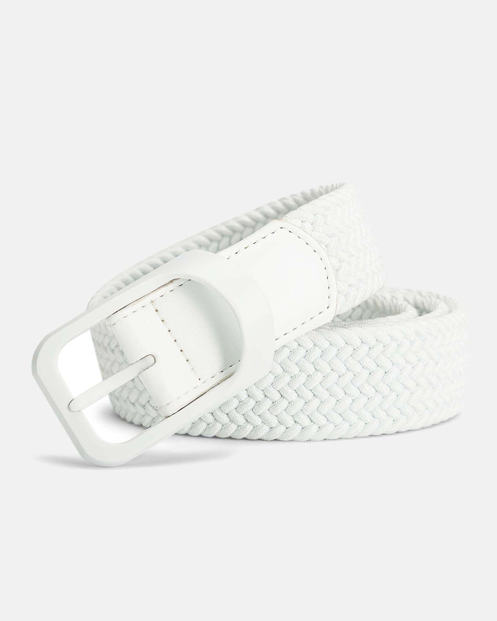 Ghost Golf Off-White Belt with Off-White Buckle and Off-White Leather Tail 
